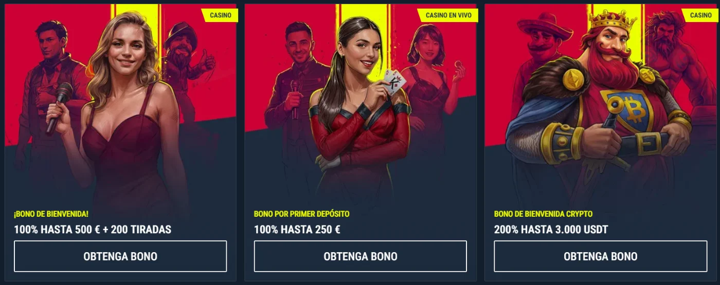 Rabona Casino bonos de bienvenida para casino, casino en vivo y criptomonedas